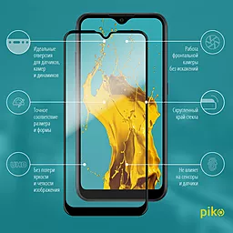 Защитное стекло Piko Full Glue Samsung A015 Galaxy A01 Black (1283126497148) - миниатюра 2