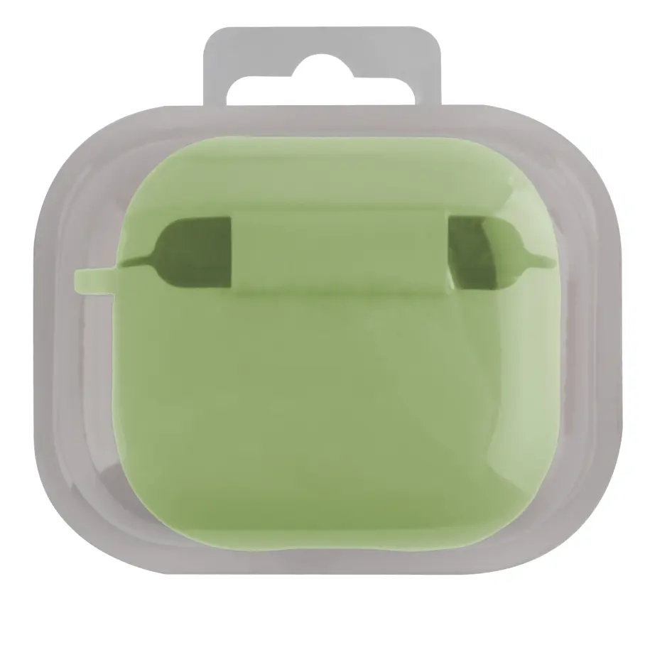 Силиконовый чехол NICHOSI для Apple Airpods 4 Mint - фото 3