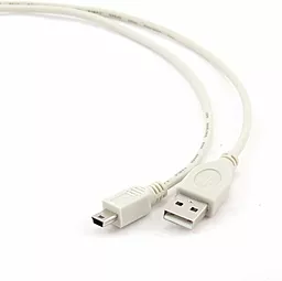 Кабель USB Cablexpert 1.8m mini USB Cable White (CC-USB2-AM5P-6) - миниатюра 2 Кабель USB Cablexpert 1.8m mini USB Cable White (CC-USB2-AM5P-6) - миниатюра 2