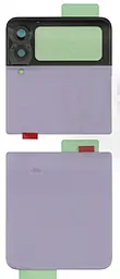 Задняя крышка корпуса Samsung Galaxy Z Flip 3 F711 со стеклом камеры, две части Original Lavender - фото Задняя крышка корпуса Samsung Galaxy Z Flip 3 F711 со стеклом камеры, две части Original Lavender