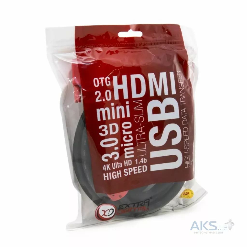 Видеокабель HDMI - DVI-D 1.5m (KBH1684) ExtraDigital - фото 4