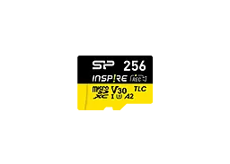 Карта памяти Silicon Power microSDXC Inspire 256GB UHS-I U3 V30 A2 Class 10 + Adapter (SP256GBSTXLA2V1NSP) - фото Карта памяти Silicon Power microSDXC Inspire 256GB UHS-I U3 V30 A2 Class 10 + Adapter (SP256GBSTXLA2V1NSP)