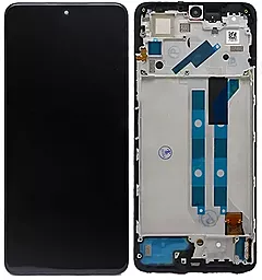 Дисплей Xiaomi Redmi Note 12 Pro 4G с тачскрином и рамкой, оригинал, Black
