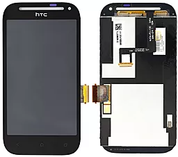 Дисплей HTC Desire SV (T326e) с тачскрином, Black