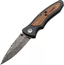 Нож Boker Tirpitz Damast (110190DAM) Brown - фото Нож Boker Tirpitz Damast (110190DAM) Brown
