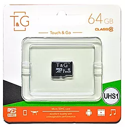 Карта памяти T&G microSDXC 64GB Class 10 UHS-I U1 (TG-64GBSDCL10-00) - миниатюра 2