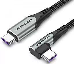 Кабель Vention USB Type-C - Type-C 100w 5a 1.5м PD cable Gray (TAKHG) - фото Кабель Vention USB Type-C - Type-C 100w 5a 1.5м PD cable Gray (TAKHG)