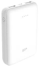 Повербанк Silicon Power C100 mini 10000 mAh White (SP10KMAPBK100CPW) - фото Повербанк Silicon Power C100 mini 10000 mAh White (SP10KMAPBK100CPW)
