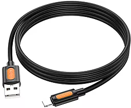 Кабель Borofone BX114 Structure USB-A - Lightning 12w 2.4a 1м cable Black - мініатюра 4 Кабель Borofone BX114 Structure USB-A - Lightning 12w 2.4a 1м cable Black - мініатюра 4