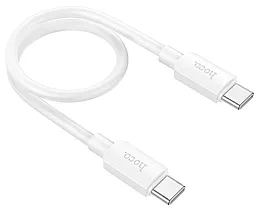 Кабель Hoco X96 Hyper USB Type-C - Type-C 60w 3a 0.25м PD cable White - мініатюра 3
