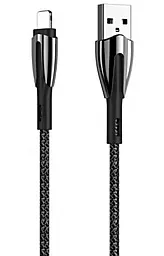 Кабель Remax RC-162i USB-A - Lightning 12w 3a 1м cable Black - фото Кабель Remax RC-162i USB-A - Lightning 12w 3a 1м cable Black