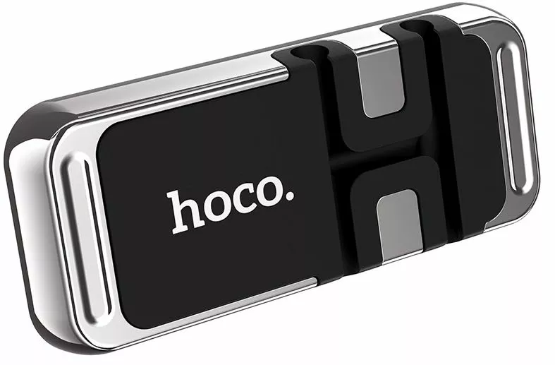 Тримач магнітний Hoco CA77 Metal/Grey - фото 1