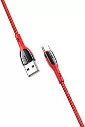 Кабель Hoco U89 Safeness USB-A - Type-C 12w 2.4a 1м cable Red - мініатюра 2 Кабель Hoco U89 Safeness USB-A - Type-C 12w 2.4a 1м cable Red - мініатюра 2