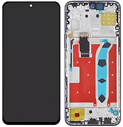 Дисплей Huawei Honor X8 4G, X30i, Play 6T Pro, Play 7T Pro с тачскрином и рамкой, оригинал, Ocean Blue - фото Дисплей Huawei Honor X8 4G, X30i, Play 6T Pro, Play 7T Pro с тачскрином и рамкой, оригинал, Ocean Blue