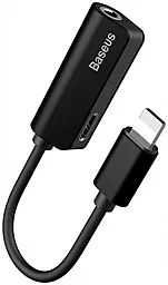 Аудио-переходник Baseus L32 3.5mm Music Adapter + Lightning Charge Black (CALL32-01) - фото Аудио-переходник Baseus L32 3.5mm Music Adapter + Lightning Charge Black (CALL32-01)