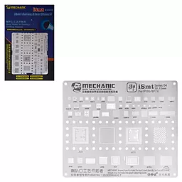BGA трафарет (для реболлинга) Mechanic iSmt Series 04 для Apple iPhone 8 / 8 Plus / X - фото BGA трафарет (для реболлинга) Mechanic iSmt Series 04 для Apple iPhone 8 / 8 Plus / X
