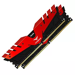 Оперативная память Team DDR4 16GB (2x8GB) 3200 MHz T-Force Dark Red (TDRED416G3200HC16CDC01) - миниатюра 3