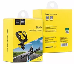 Автодержатель Hoco CA14 Bicycle Holder Black / Yellow - миниатюра 6