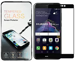 Защитное стекло BeCover 3D Full Cover Huawei P8 Lite 2017 Black (701282)