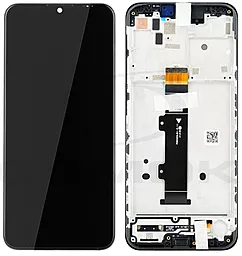Дисплей Motorola Moto G30 (XT2129-1, XT2129-2) с тачскрином и рамкой, Black