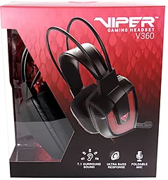 Наушники Patriot Viper V360 Black/Red (PV3607UMLK) - миниатюра 6
