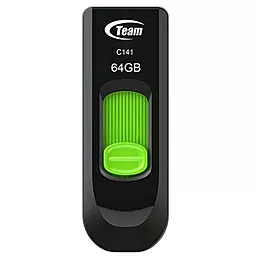 Флешка Team 64GB C141 Green USB 2.0 (TC14164GG01) - миниатюра 2