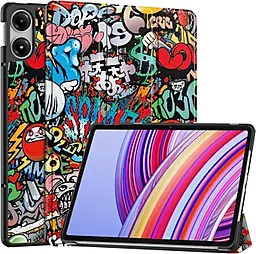 Чехол для планшета BeCover Smart Case для Xiaomi Poco Pad, Poco Pad M1 12.1" Graffiti (711569) - фото Чехол для планшета BeCover Smart Case для Xiaomi Poco Pad, Poco Pad M1 12.1" Graffiti (711569)
