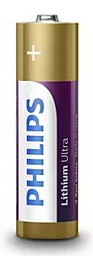 Батарейки Philips AA FR6 Lithium Ultra 4шт (FR6LB4A/10) - миниатюра 2