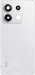 Задняя крышка корпуса Xiaomi Redmi Note 13 со стеклом камеры Arctic White - фото Задняя крышка корпуса Xiaomi Redmi Note 13 со стеклом камеры Arctic White