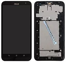 Дисплей Asus ZenFone 2 Laser ZE601KL (Z00LD, Z00LDD) с тачскрином и рамкой, Black - фото Дисплей Asus ZenFone 2 Laser ZE601KL (Z00LD, Z00LDD) с тачскрином и рамкой, Black