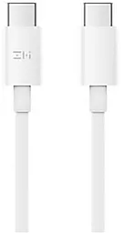 USB Кабель ZMI 100W 0.5M USB Type-C - Type-C Cable White (AL306E)