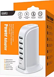 Сетевое зарядное устройство iKaku 12W 2.4A 5xUSB-A White (KSC-741-Wh) - миниатюра 5