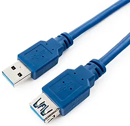 Шлейф (Кабель) Gembird USB 3.0 AM/AF 3м Синій - фото Шлейф (Кабель) Gembird USB 3.0 AM/AF 3м Синій