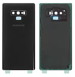 Задняя крышка корпуса Samsung Galaxy Note 9 N960 со стеклом камеры Midnight Black