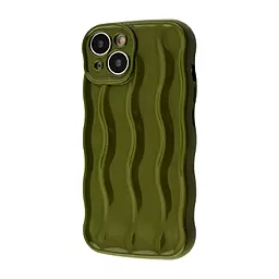 Чехол Wave Lines Case для Apple iPhone 14 Army Green