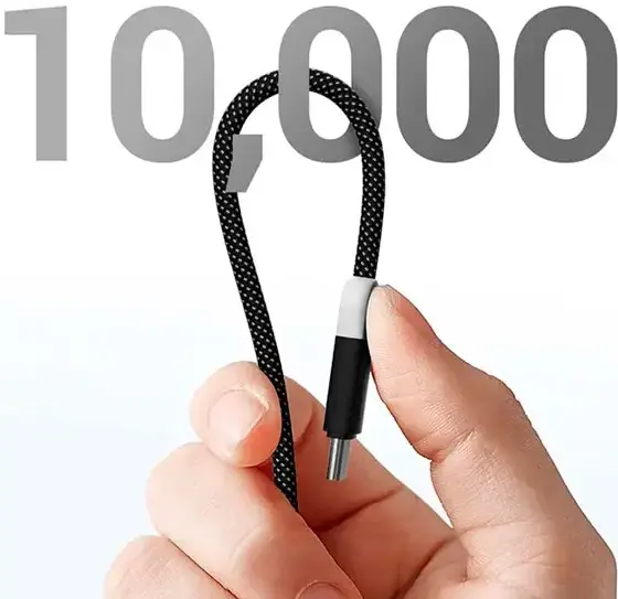 Кабель Cabletime USB Type-C - Type-C 60w 3a 1м PD cable Black (CUP4H) - фото 4
