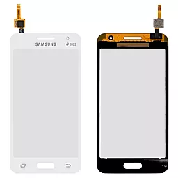 Сенсор (тачскрин) Samsung Galaxy Core 2 Duos G355H (original) White - фото Сенсор (тачскрин) Samsung Galaxy Core 2 Duos G355H (original) White