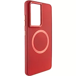 Чехол Epik Bonbon Metal Style with MagSafe для Samsung Galaxy S24 Ultraa Red