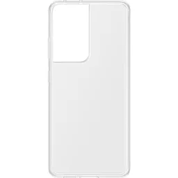 Чехол Silicone Case WS для Samsung Galaxy S21 Ultra (G998) Transparent
