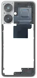 Рамка корпусу Xiaomi Redmi 13C 5G зі склом камери, Original White - фото Рамка корпусу Xiaomi Redmi 13C 5G зі склом камери, Original White