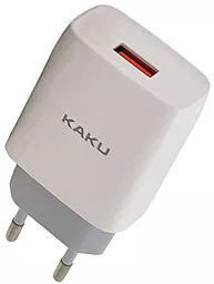Мережевий зарядний пристрій iKaku 10.5W 2.1A 1xUSB White (KSC-215 NATU)