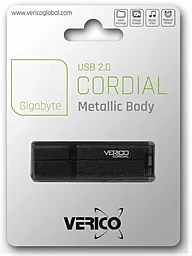 Флешка Verico Cordial 32Gb (1UDOV-MFBK33-NN) Black - миниатюра 2