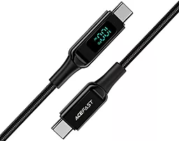 Кабель USB PD AceFast C6-03 100W 5A 2M USB Type-C - Type-C Cable Black - миниатюра 2