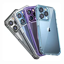 Чохол Octagon Crystal Case для iPhone 14 Pro Sierra Blue