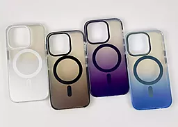 Чехол 1TOUCH Mystik with MagSafe для Apple iPhone 15 Dark Blue - миниатюра 2