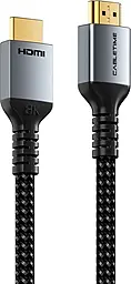 Видеокабель HDMI v2.1 8k 60hz 1m black (CA915835) Cabletime - фото Видеокабель HDMI v2.1 8k 60hz 1m black (CA915835) Cabletime