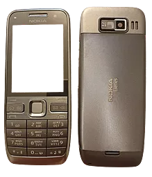 Корпус для Nokia E52 з клавіатурою Gold