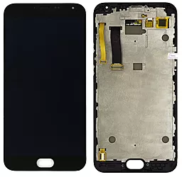 Дисплей Meizu MX5, MX5e (M575) с тачскрином и рамкой, (OLED), Black - фото Дисплей Meizu MX5, MX5e (M575) с тачскрином и рамкой, (OLED), Black