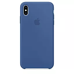 Чехол Apple Silicone Case 1:1 iPhone XS Max Delft Blue