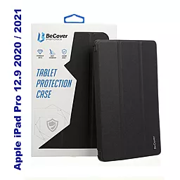 Чохол для планшету BeCover Soft TPU з кріпленням Apple Pencil для Apple iPad Pro 12.9" 2018, 2020, 2021  Black (706774)